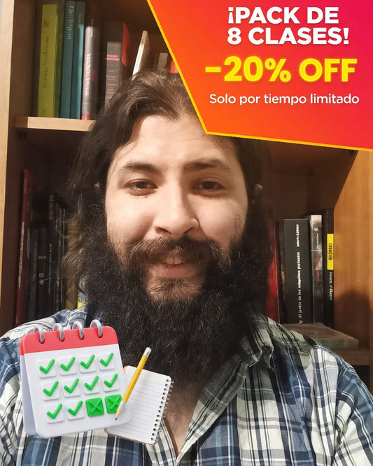 Clases de Ingles (Pack x8 Clases) -20% OFF